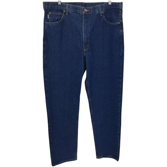 Carhartt Mens Relaxed Fit Tapered Leg Jeans Size 40 x 32 Denim Pants Medium Wash - Picture 1 of 10